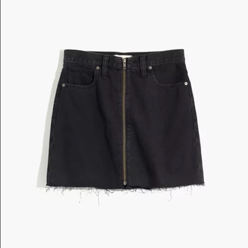 Madewell Rigid Denim A-Line Skirt